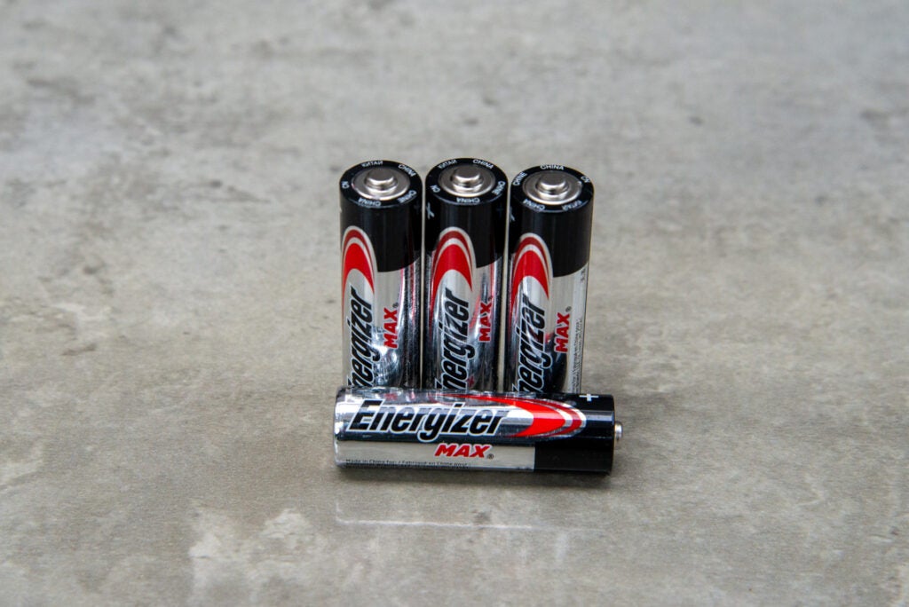 Energizer Max AA eine Batterie liegend
