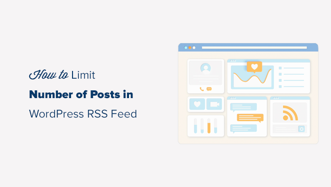 Begrenzen Sie die Anzahl der Beiträge im WordPress-RSS-Feed