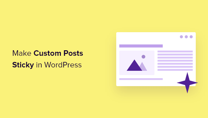 So fuegen Sie Sticky Posts in WordPress Custom Post Type