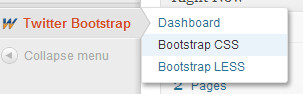 Bootstrap-Menü