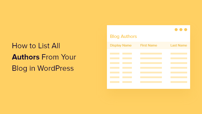 So listen Sie alle Autoren aus Ihrem Blog in WordPress auf