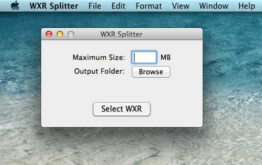 Mac WXR-Splitter