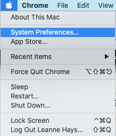Mac-Systemeinstellungen