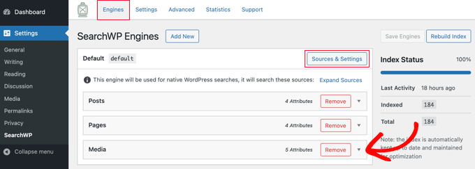 Mit SearchWP-Engines können Sie die WordPress-Suche anpassen