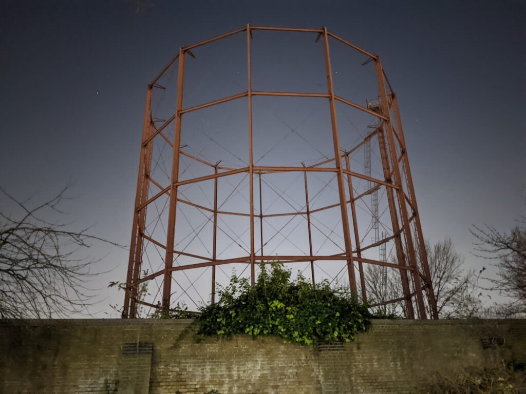 Ein mit dem Pixel 4a aufgenommenes Bild mit aktiviertem Nachtmodus