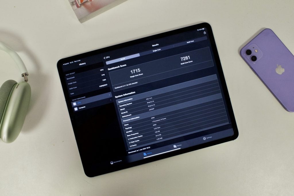 iPad Pro 2021 zeigt Benchmark-Ergebnis im Geekbench