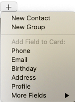 Wählen Sie Neue Gruppe