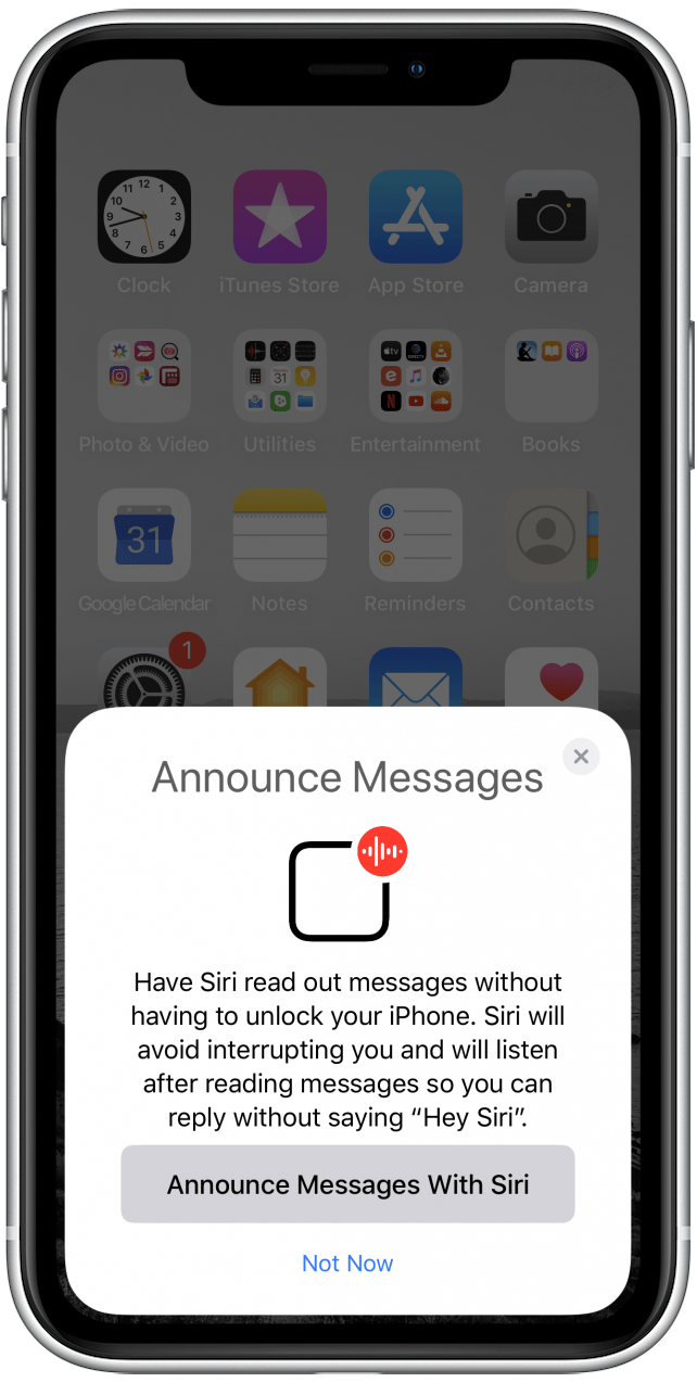 Wie bringe ich Siri dazu, meine Texte auf iOS 13 zu lesen?