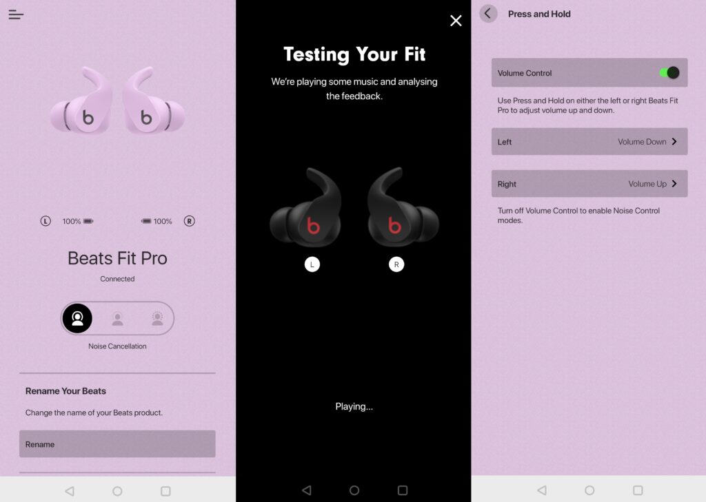 Beats Fit Pro Android-App