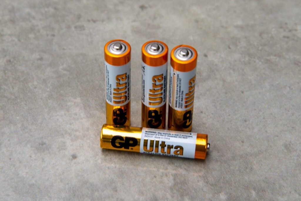 GP Ultra AAA eine Batterie liegend