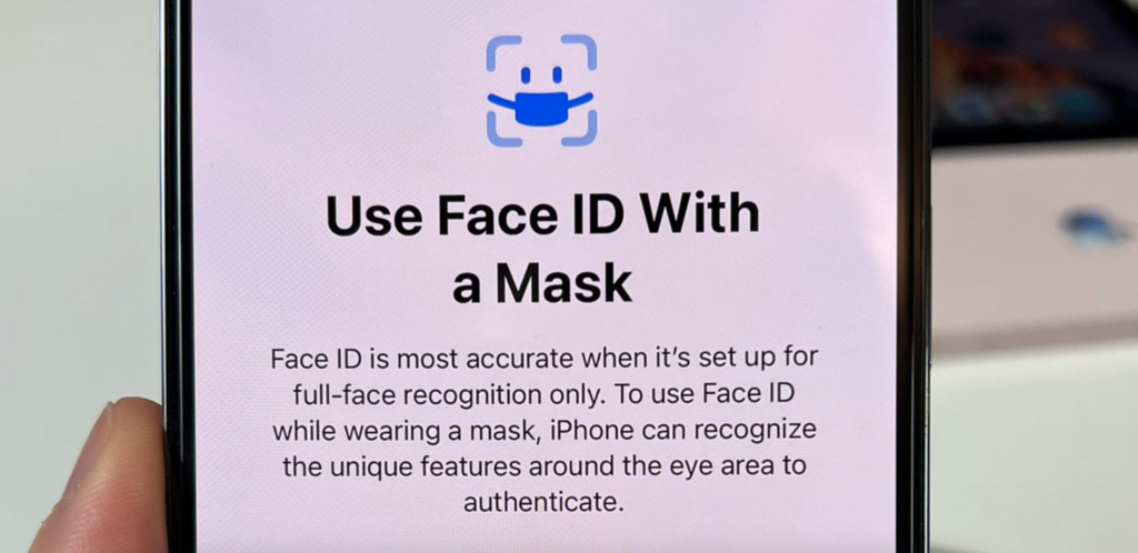 Gesichtserkennung mit Maske