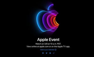 Apple Events 8. März 2022