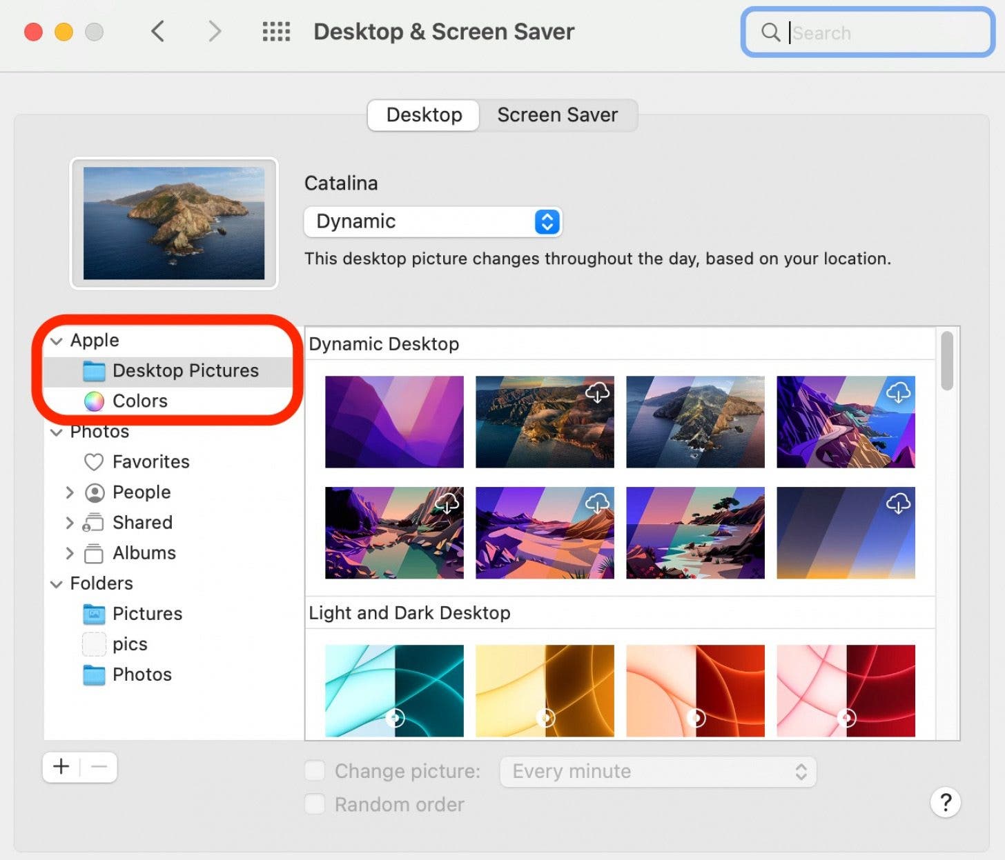 Ändern Sie den Desktop-Hintergrund Schritt 6 – Apple Stock-Bilder