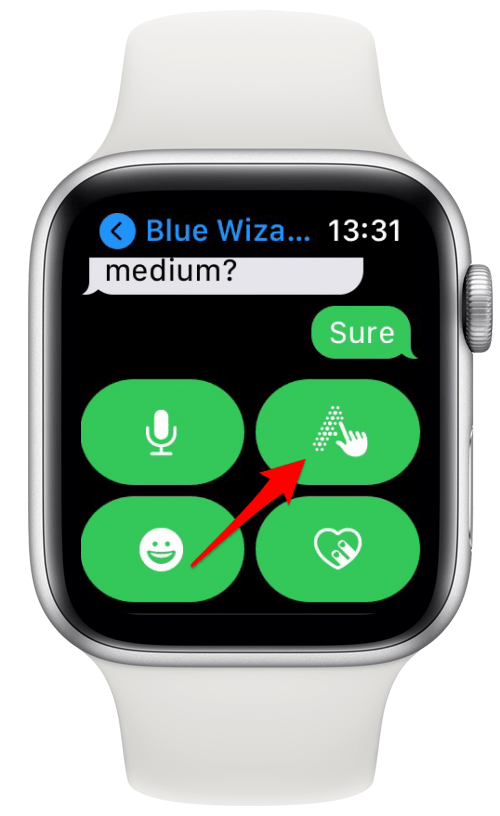 Scribble-App auf der Apple Watch