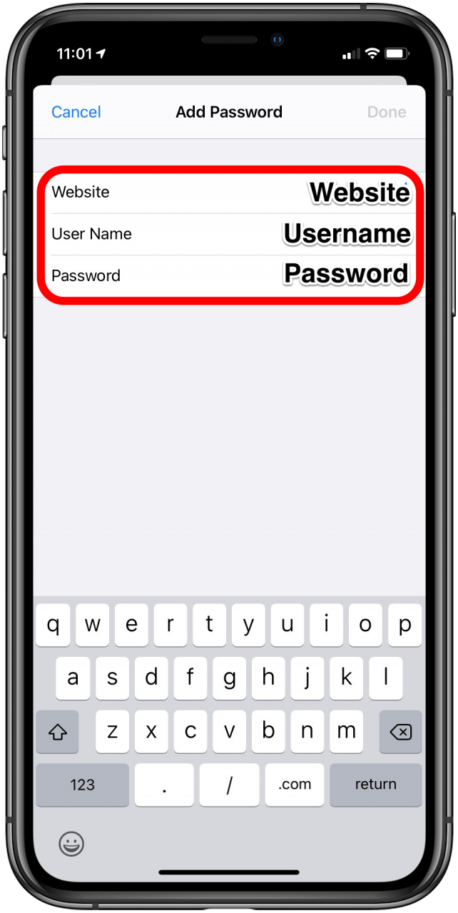 E-Mail-Passwort auf dem iPad ändern