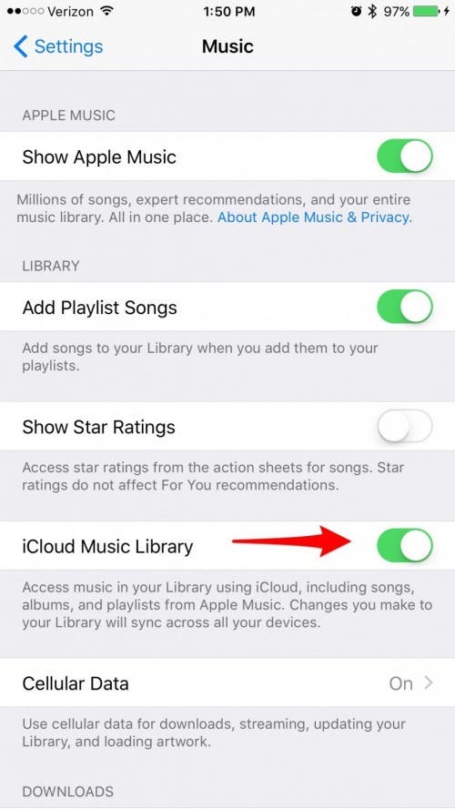 Was ist mit der Musik-App auf dem iPhone iOS 10 passiert?