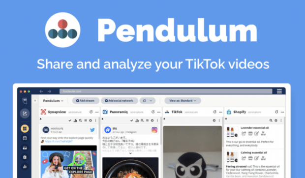 Pendel teilen und analysieren Sie Ihre TikTok-Videos