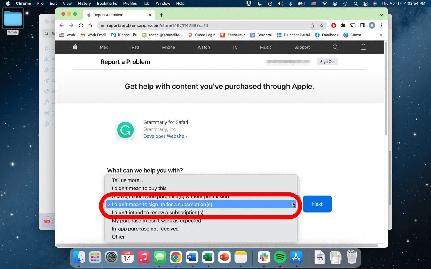 Apple Apps App Store zurückerstatten