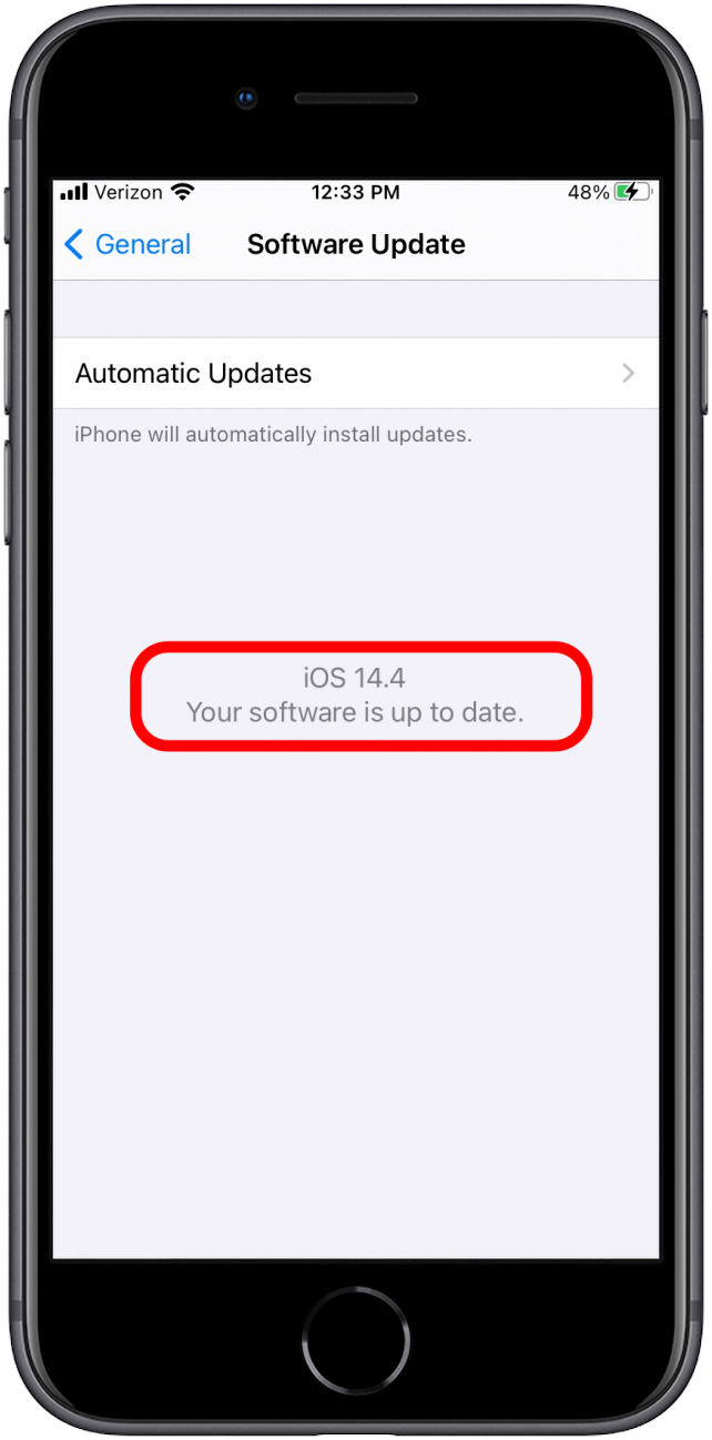 iPhone eingefrorenes Software-Update
