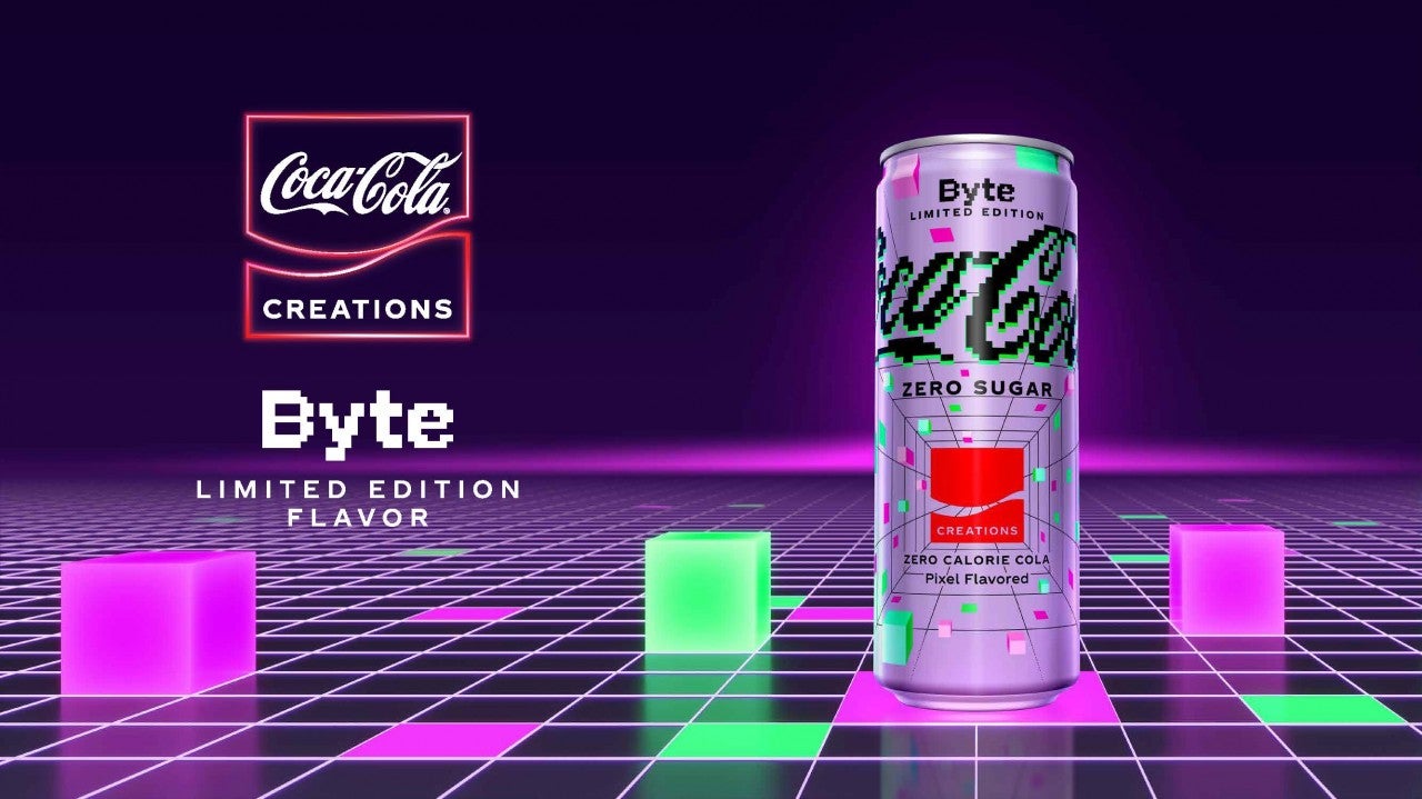 Coca Cola bringt einen neuen Pixel Geschmack auf den Markt zuerst in