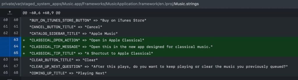 Klassische Apple-App