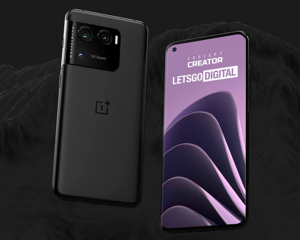 OnePlus 10 Ultra LetsGoDigital und Concept Creator Vorder- und Rückseite