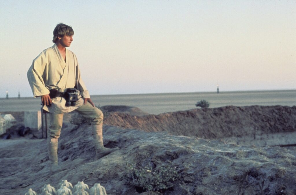 Luke Skywalker in Star Wars: Eine neue Hoffnung