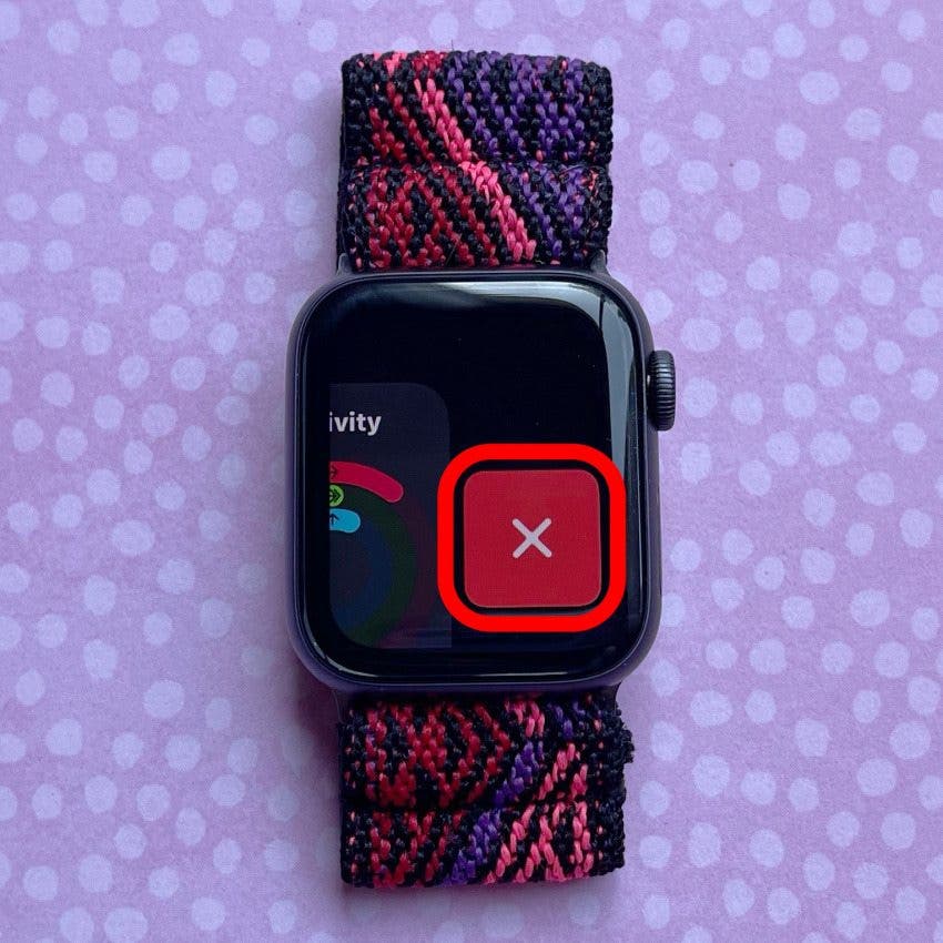 Entfernen Sie die App aus dem Dock auf der Apple Watch