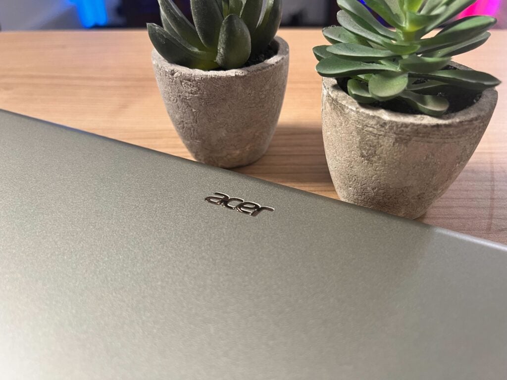 Das Acer-Branding auf dem Acer Spin 5