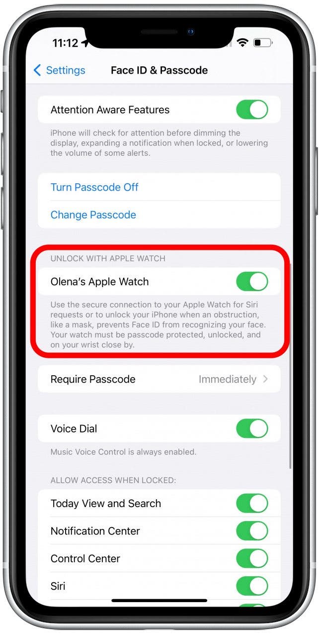 Überprüfen Sie Ihre iPhone-Einstellungen noch einmal – meine Apple Watch wird nicht entsperrt