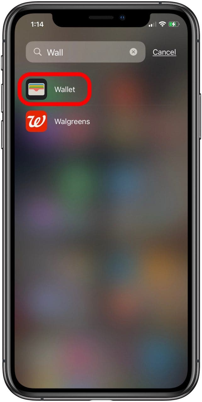 Verwenden Sie die Wallet-App, um Apple Pay im Geschäft in Walgreens zu verwenden