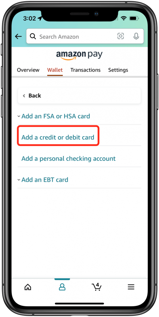 amazon kreditkarte hinzufügen