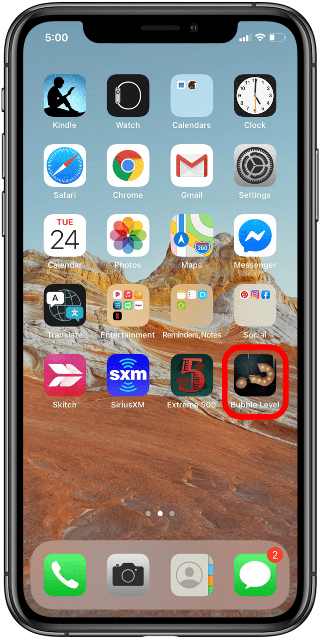 Ihr neues benutzerdefiniertes App-Symbol wird auf Ihrem Startbildschirm angezeigt
