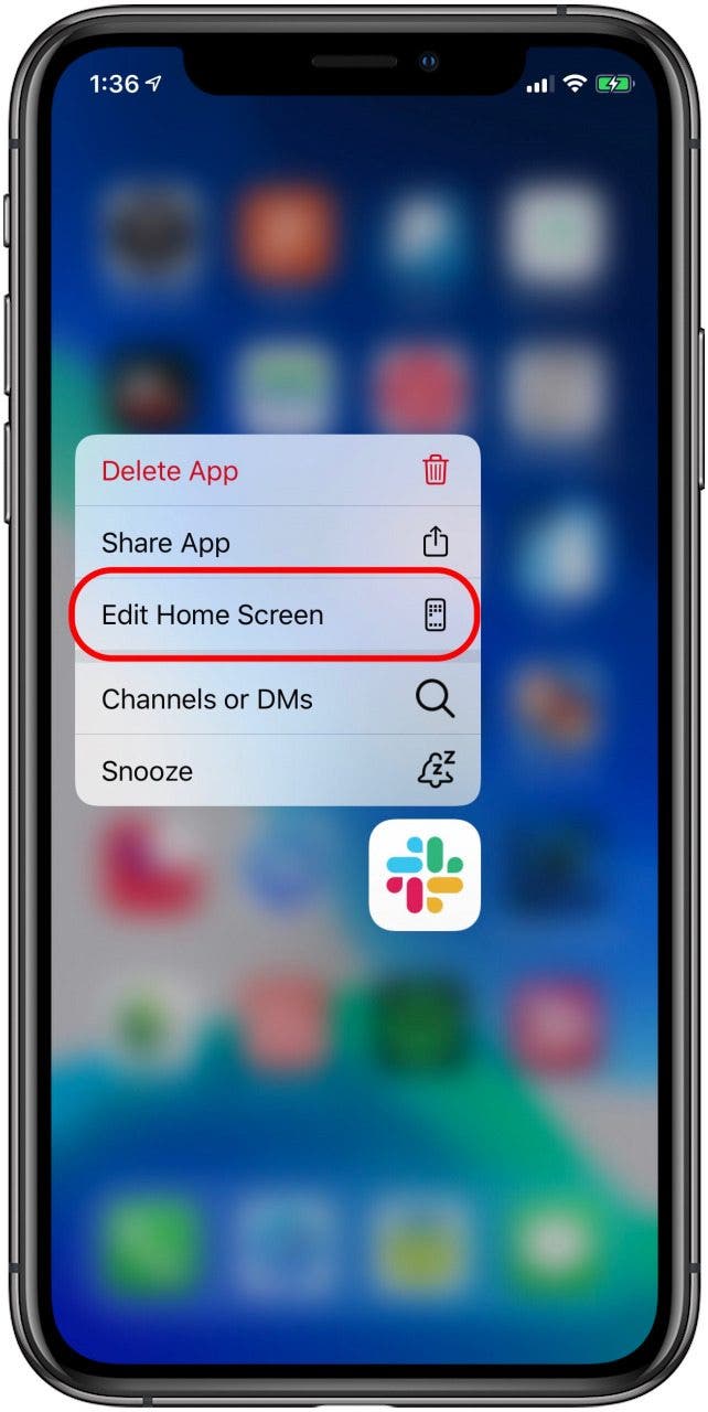 Bearbeiten Sie die Option „Startbildschirm“ auf dem iPhone