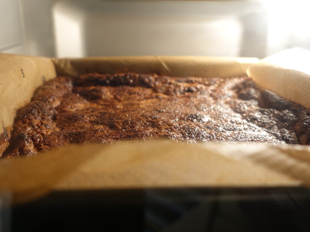 Brownies im Cuisinart Air Fryer gebacken