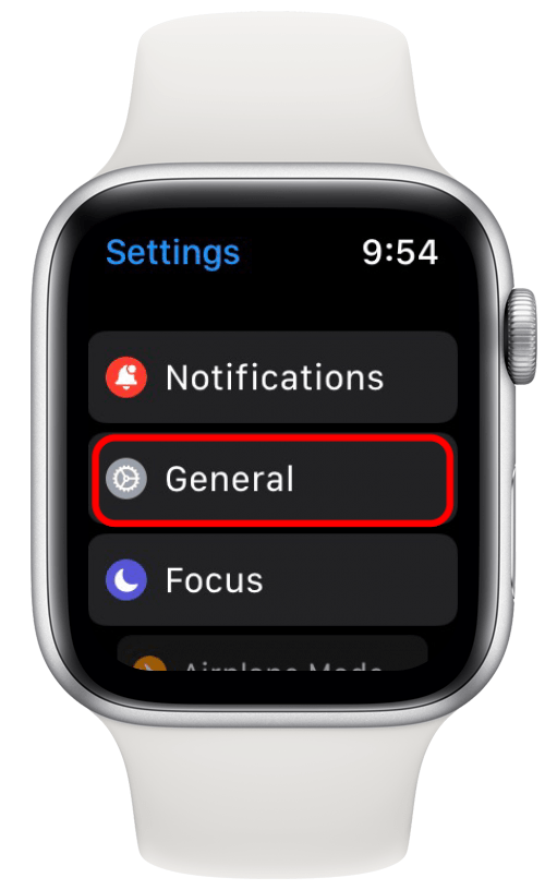 Apple Watch allgemeine Einstellungen 