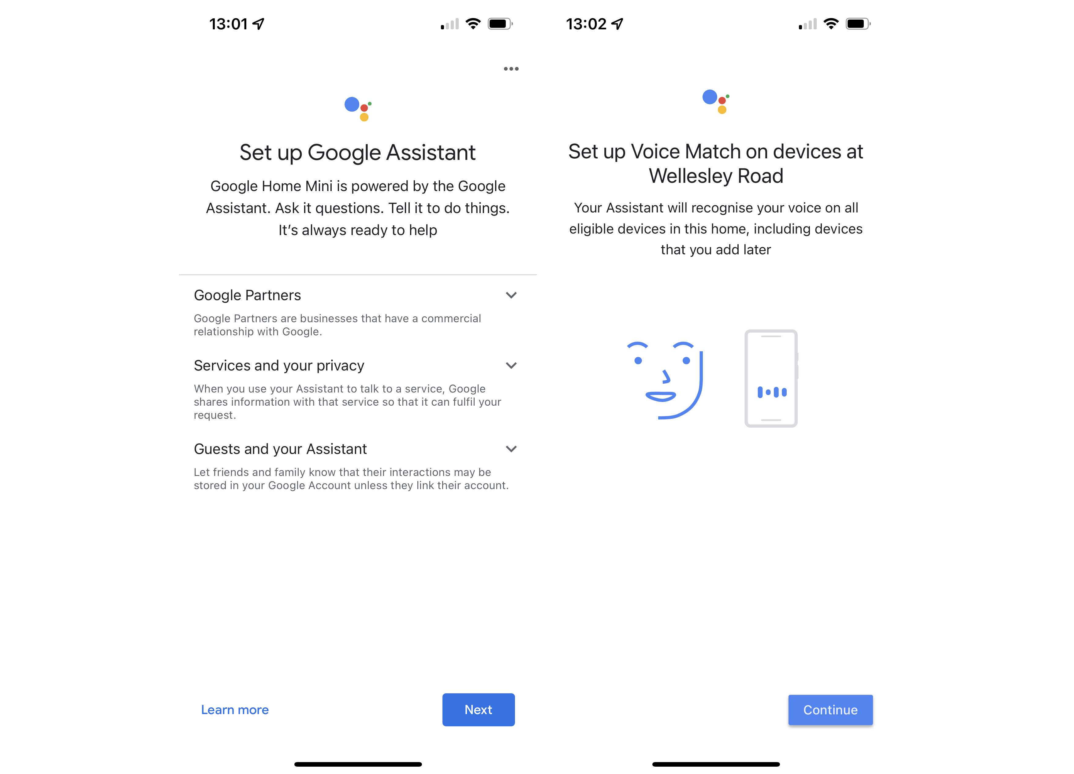 Konfigurieren Sie Google Assistant auf Google Home Mini