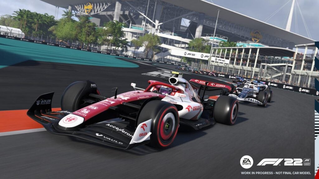 F1 2022 Autoaufnahme