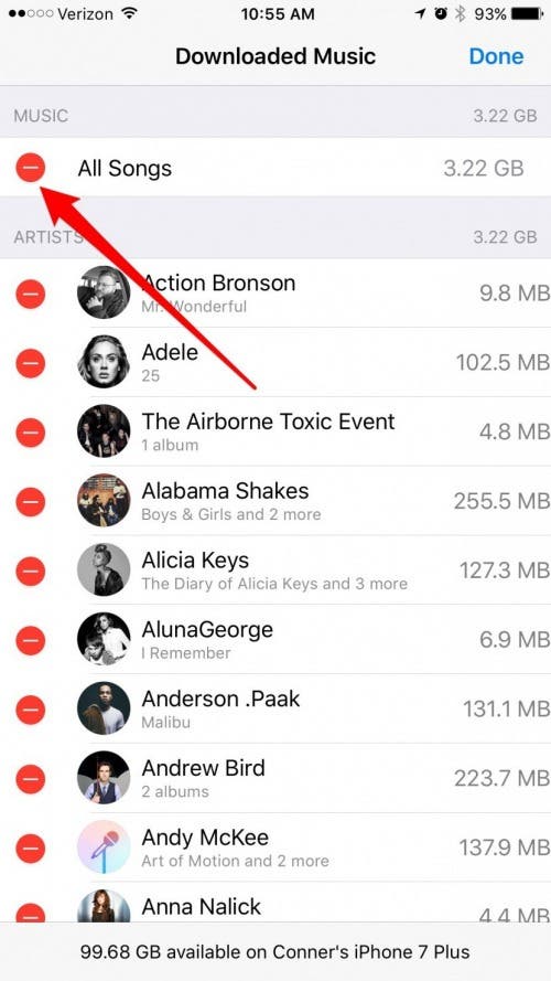 So löschen Sie Musik vom iPhone mit iTunes