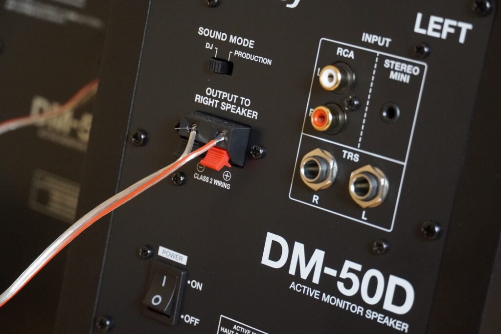 Pioneer DM-50D-Anschlüsse