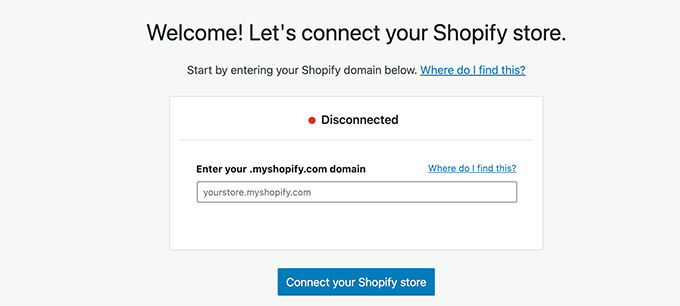 Ihre Shopify-Shop-URL