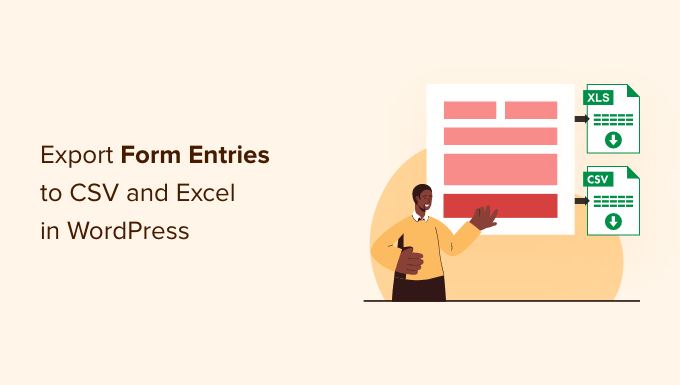 So exportieren Sie WordPress-Formulareinträge in CSV und Excel