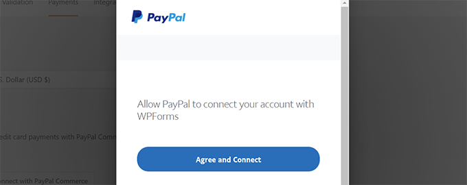 PayPal-Verbindung