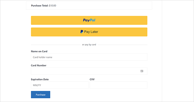 PayPal Commerce-Kasse in Easy Digital Downloads