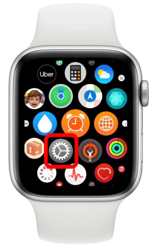 Öffnen Sie die Einstellungen auf der Apple Watch