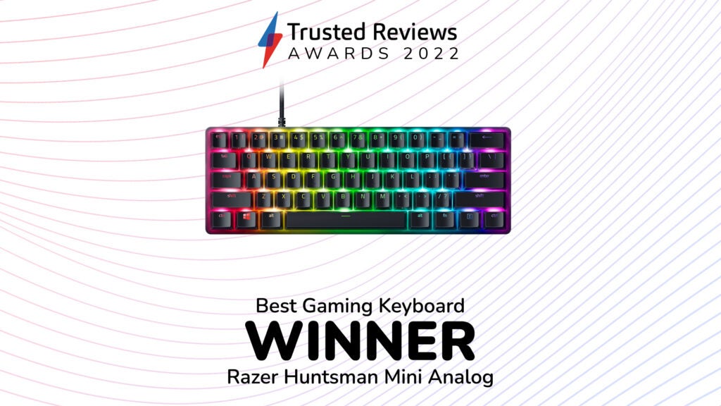 Gewinner der besten Gaming-Tastatur: Razer Huntsman Mini Analog