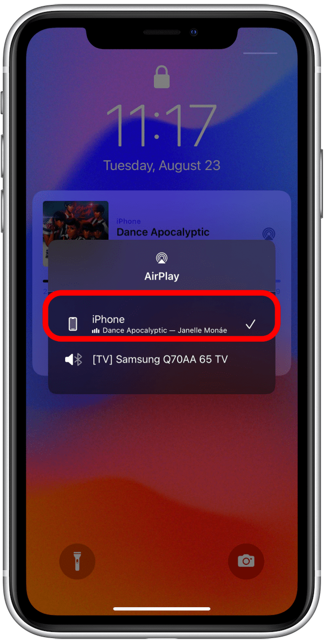 So deaktivieren Sie AirPlay auf dem iPhone bei gesperrtem Bildschirm