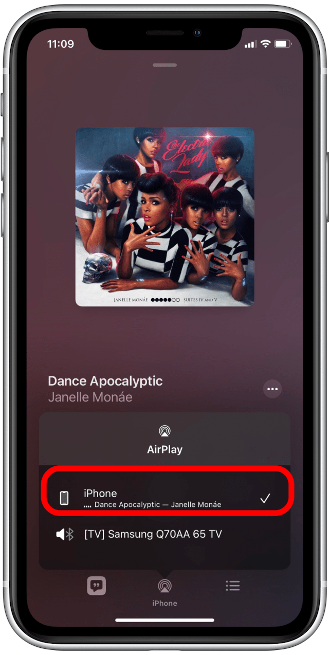 So deaktivieren Sie AirPlay vom iPhone-Gerät auf Apple Music