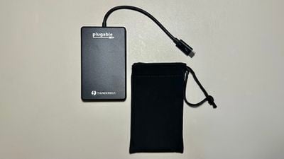 Plugable 2 TB Thunderbolt SSD mit Tasche