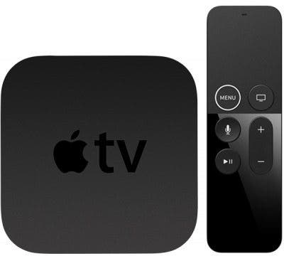 4. Generation/Apple TV HD-Gerät und Fernbedienung